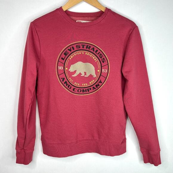 Levi Strauss Bear Logo Sweatshirt Small - Picture 1 of 5